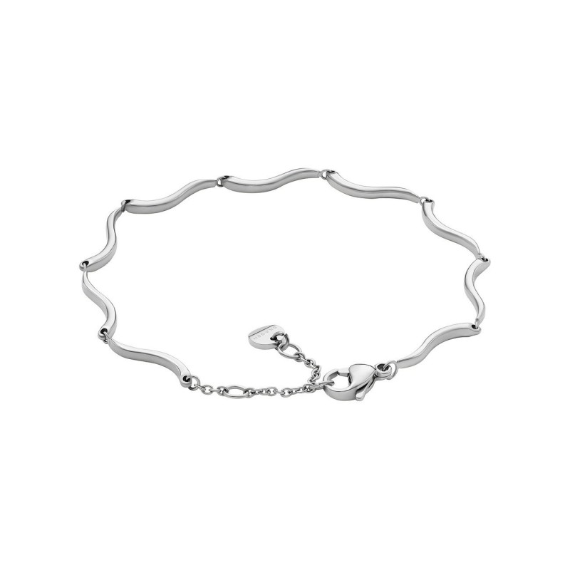 Bracelet fantaisie Essential Waves Skagen en acier argenté