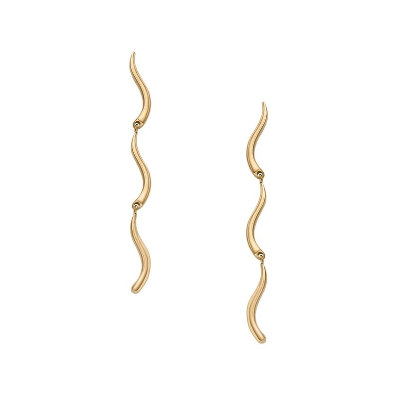 Boucles d'Oreilles Femme Kariana Waves Skagen en acier doré
