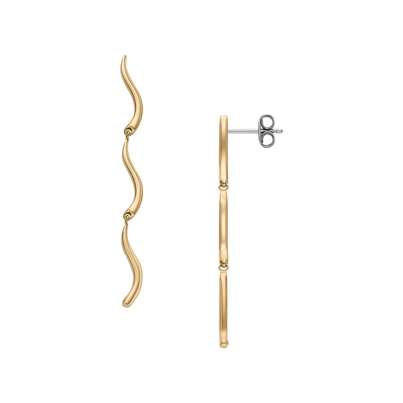 Boucles d'Oreilles Femme Kariana Waves Skagen en acier doré