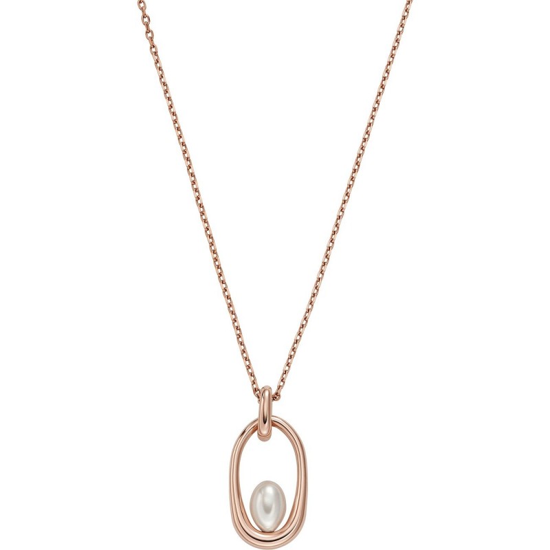 Collier Femme Skagen Agnethe en acier doré rose