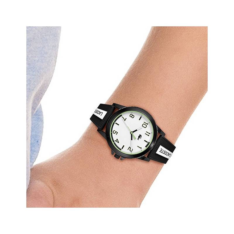 Montre Lacoste Enfant collection rider silicone noir