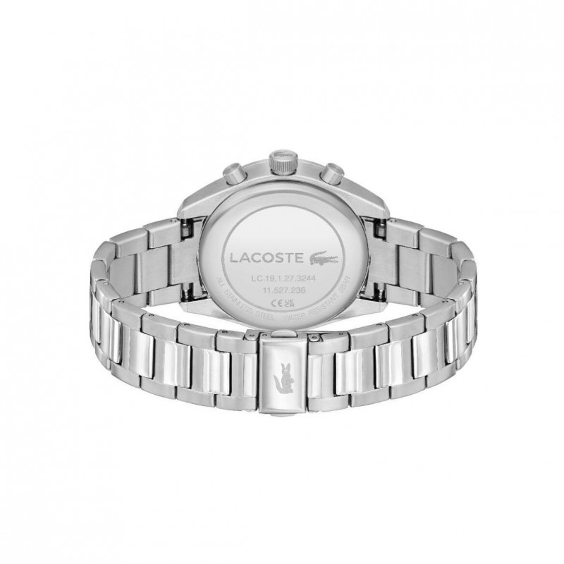 Montre Lacoste Homme Boston fond bleu En Acier