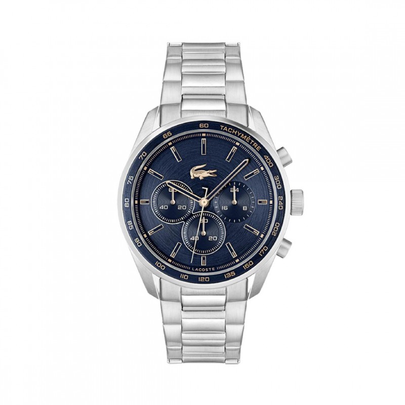 Montre Lacoste Homme Boston fond bleu En Acier
