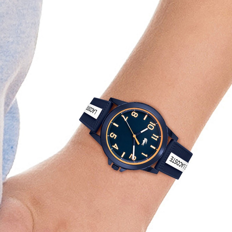 Montre Lacoste Enfant collection rider silicone bleu
