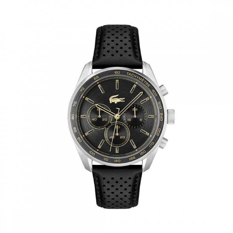 Montre Lacoste Homme Boston cuir noir