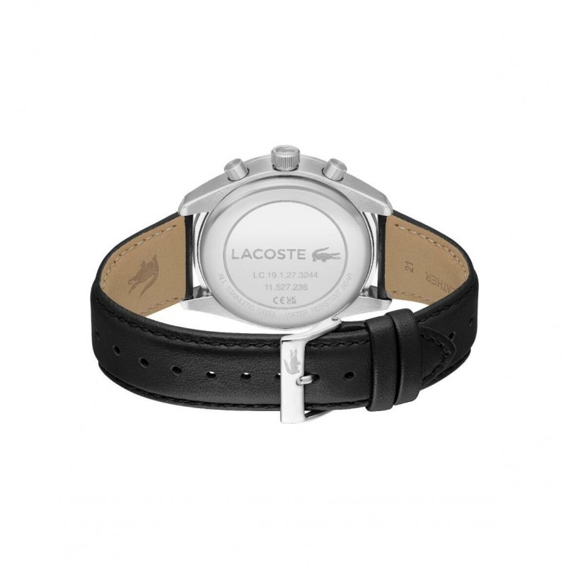 Montre Lacoste Homme Boston cuir noir