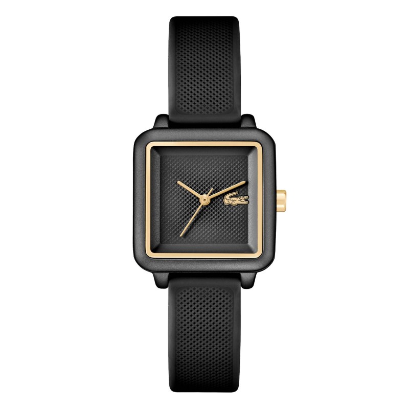 Montre Lacoste Femme en silicone noir collection 12.12 flow