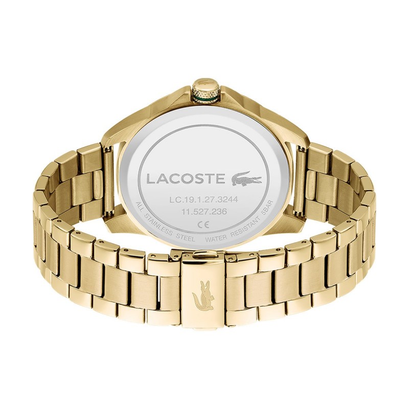 Montre Lacoste Femme en acier doré collection le croc
