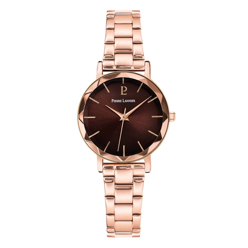 Coffret Montre Pierre Lannier Femme multiples doré rose