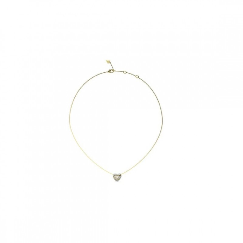 Collier coeur femme Guess In My Heart en acier doré