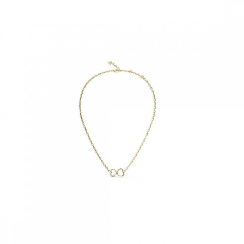 Collier coeurs femme Guess Mon Amour en acier doré