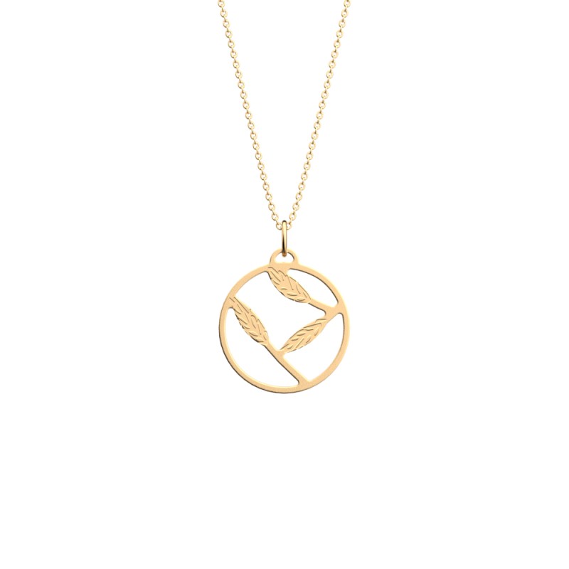 Collier Femme - Les Georgettes - Trois Epis de Blé Doré