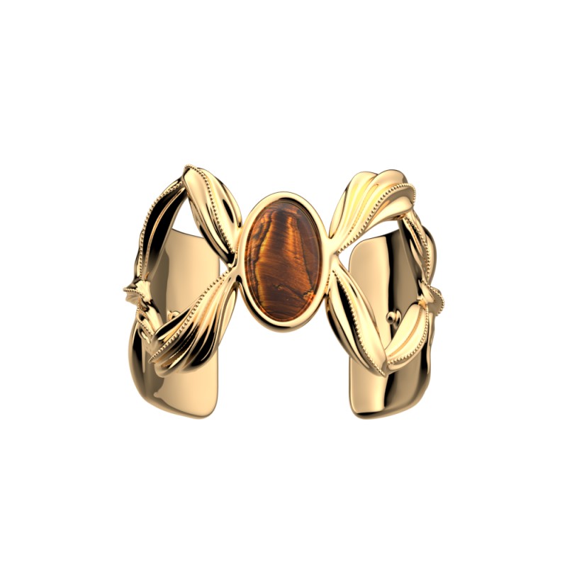 Manchette Femme - Les Georgettes - Sahara Doré - Oeil de Tigre