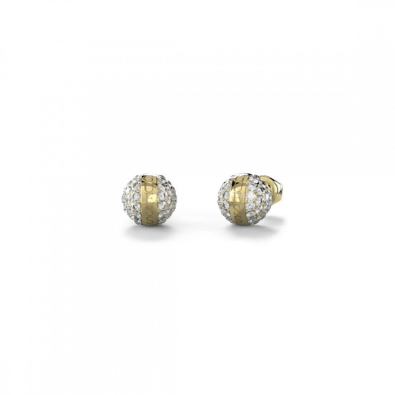 Boucles d'oreilles Guess Calypso en acier doré