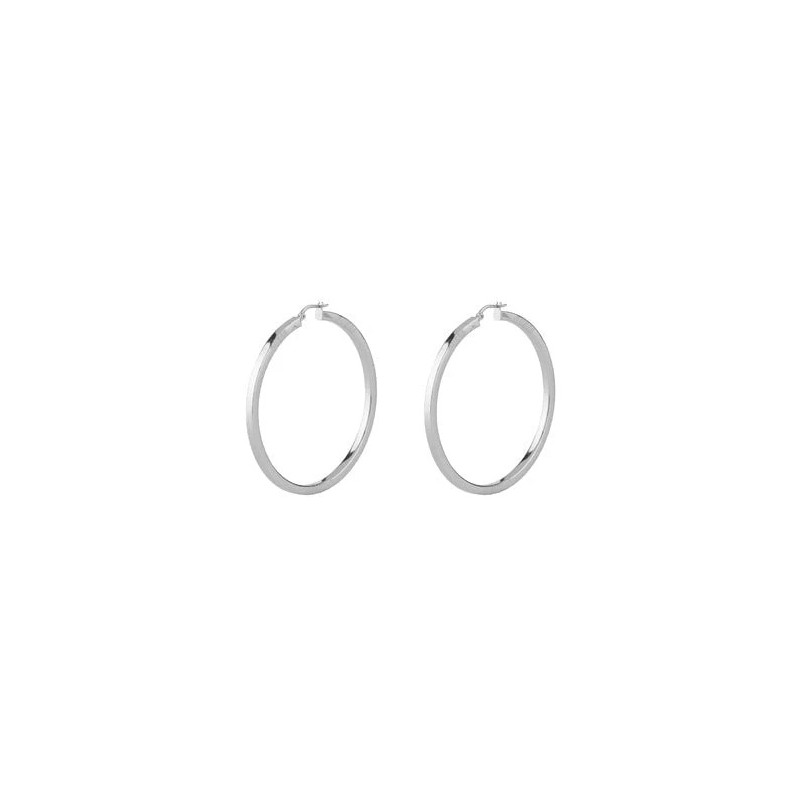 Boucles d'oreilles créoles Guess en acier