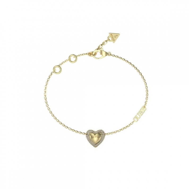 Bracelet coeur femme Guess Beloved en acier doré