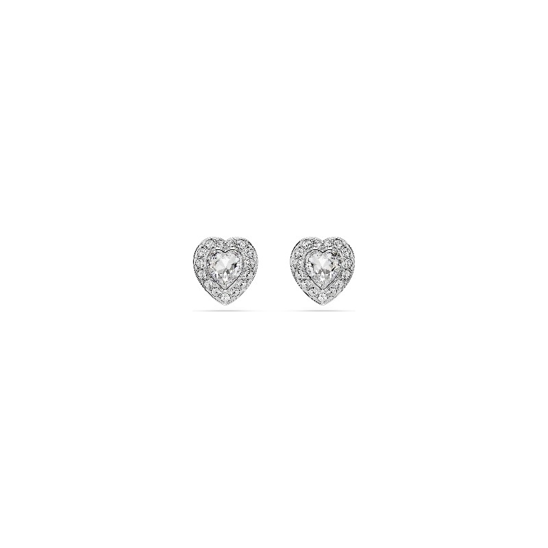 Boucles d'oreilles Femme Swarovski x Ariana Grande en métal argenté et cristaux blancs