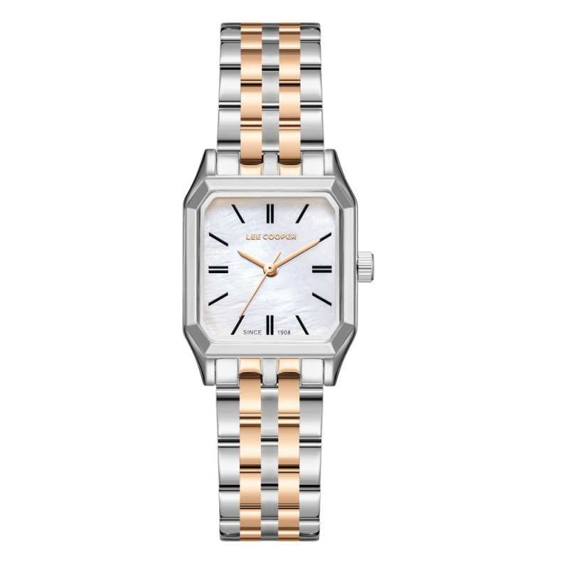 Montre Femme Lee Cooper Anne en métal doré rose et argenté