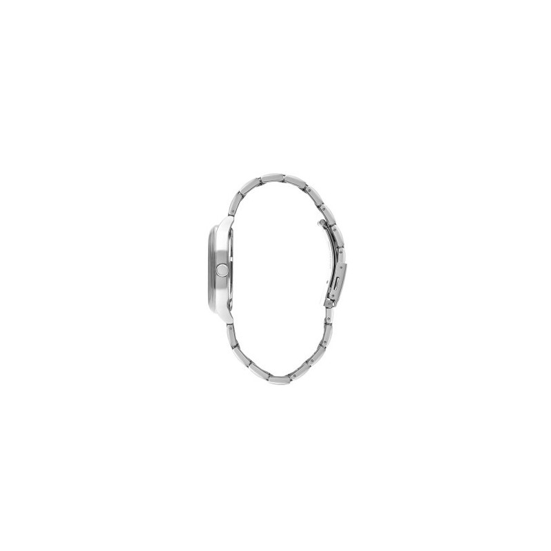 Montre Homme Lee Cooper Jeremiah en métal gris et cadrant bleu