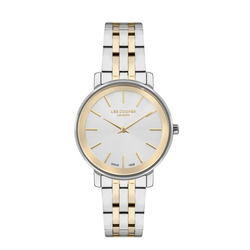 Montre Femme Lee Cooper en métal argenté et doré