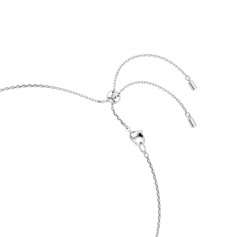 Collier femme Swarovski Constella métal argenté avec cristaux et oxydes