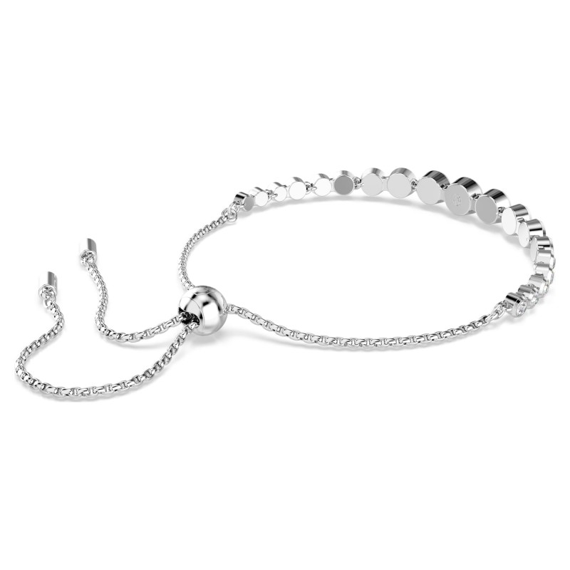 Bracelet Femme Swarovski Imber en métal argenté avec cristaux blancs