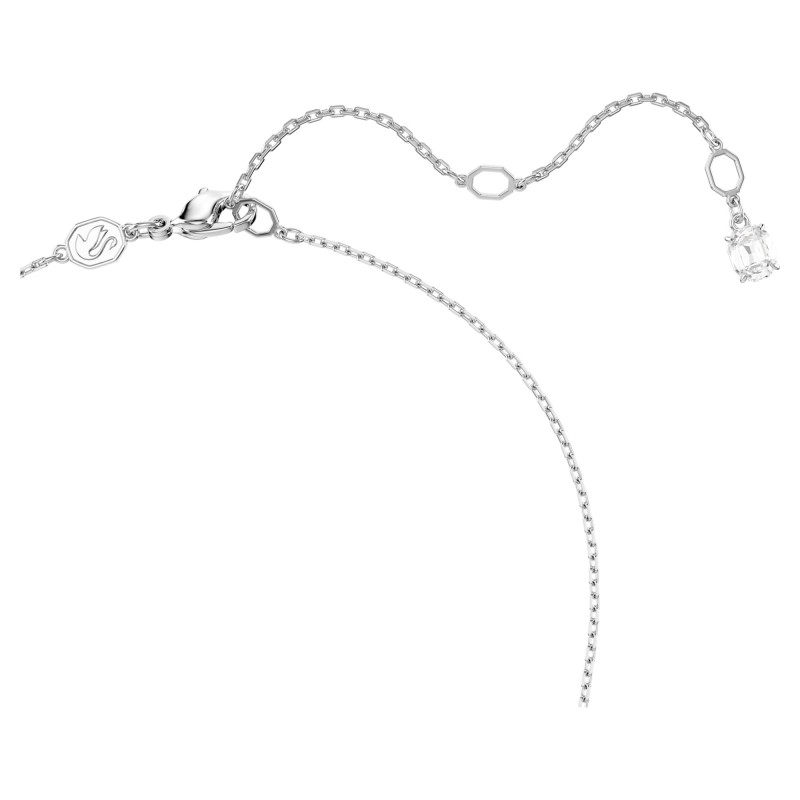 Collier femme Swarovski Matrix en métal argenté avec cristaux blancs