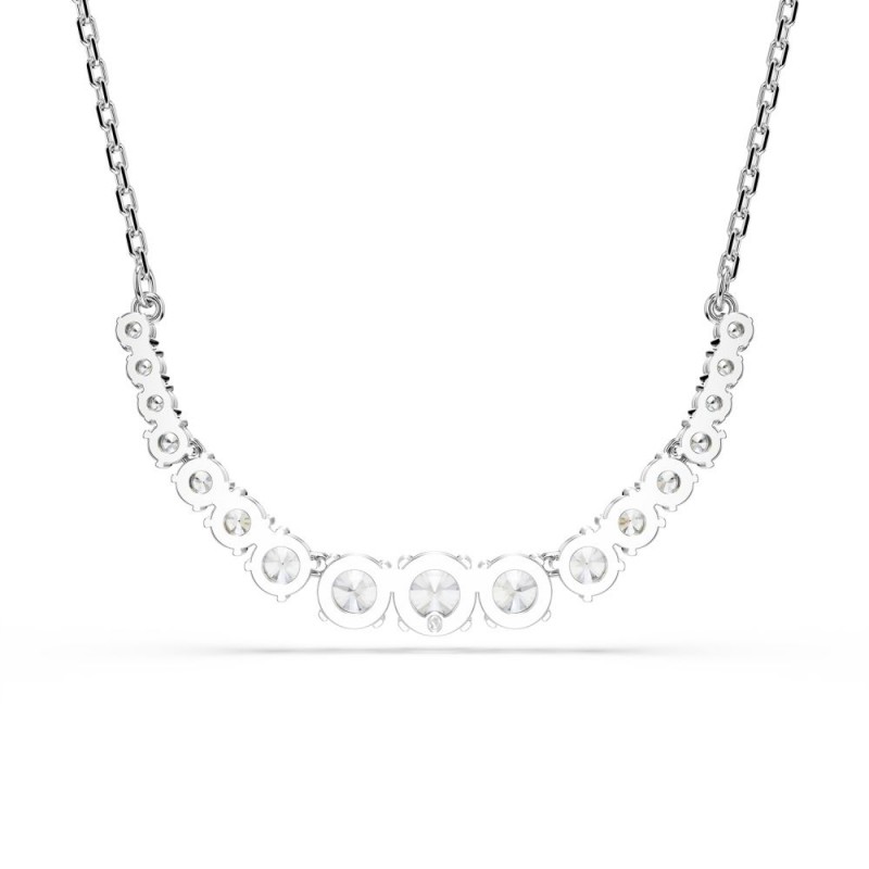 Collier femme Swarovski Matrix en métal argenté avec cristaux blancs