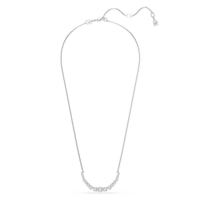 Collier femme Swarovski Matrix en métal argenté avec cristaux blancs
