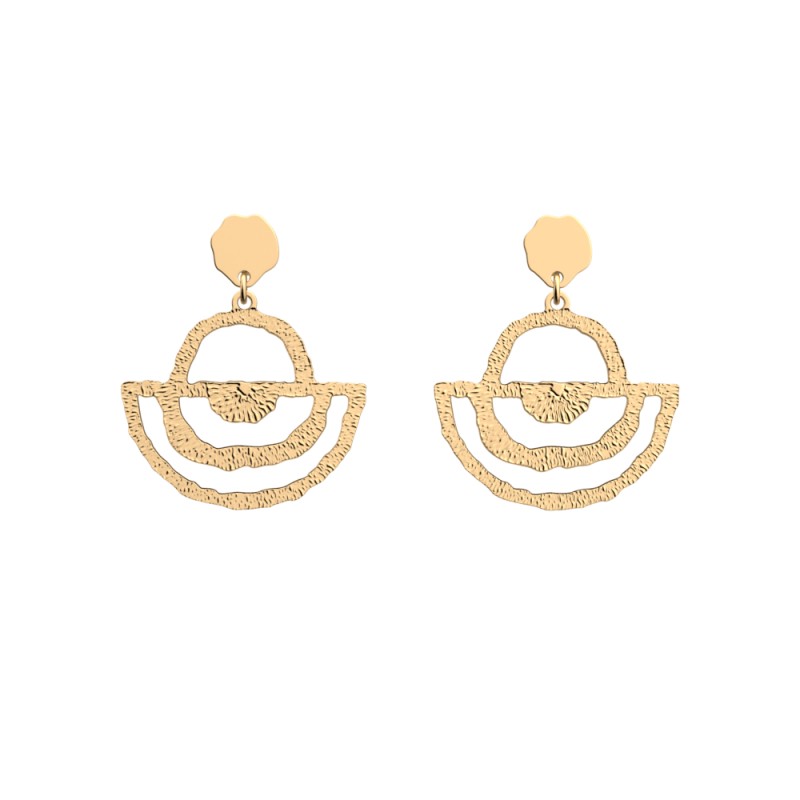 Boucle d'oreilles Femme - Les Georgettes - Nomade Doré