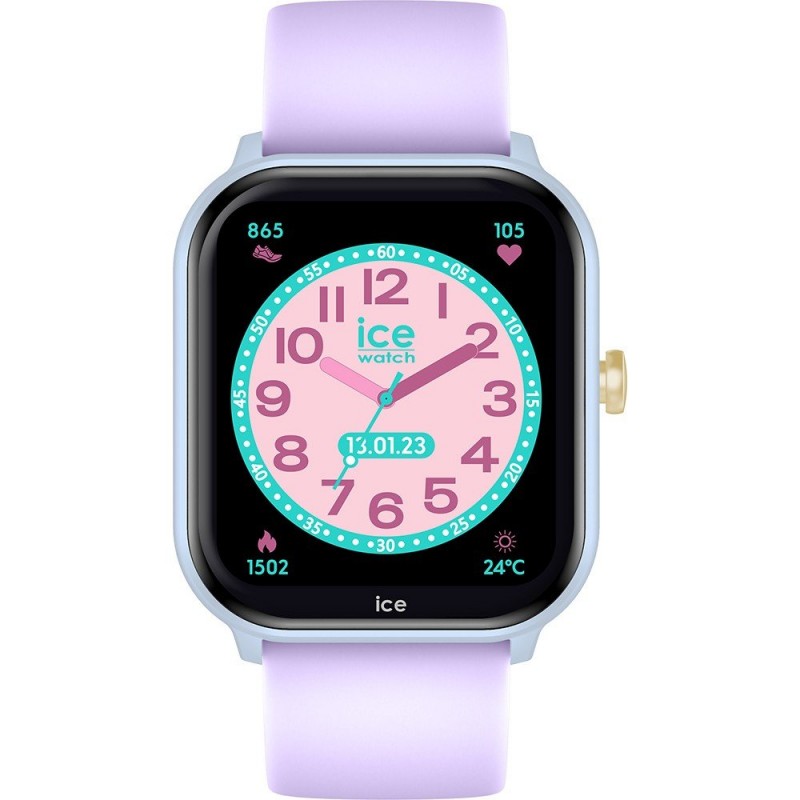 Montre connectée Ice Watch Smart 2.0 Junior Violet en Silicone