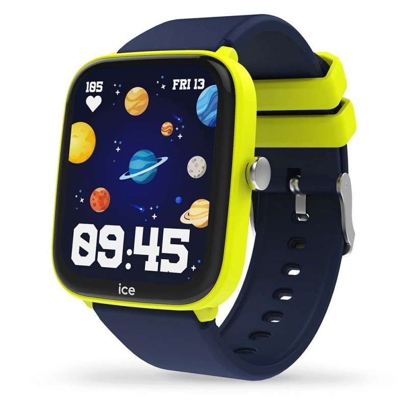 Montre connectée Ice Watch Smart 2.0 Junior Yellow Blue en Silicone