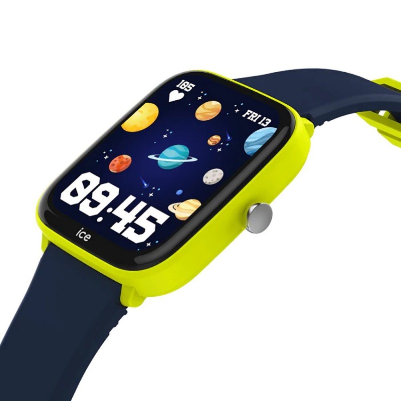 Montre connectée Ice Watch Smart 2.0 Junior Yellow Blue en Silicone