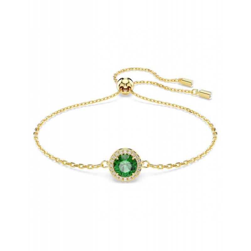 Bracelet Femme Swarovski Una Angelic en métal placage de ton or avec cristaux et oxydes