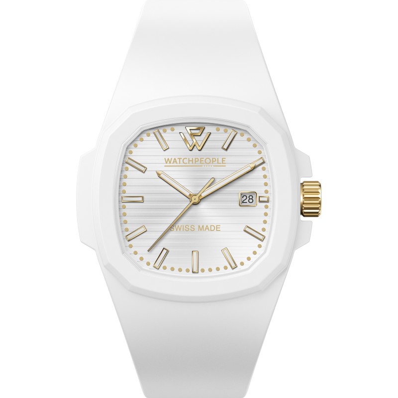 Montre Mixte WatchPeople silicone blanc