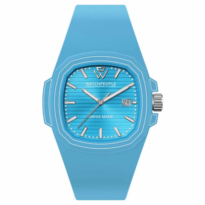 Montre Mixte WatchPeople silicone bleu