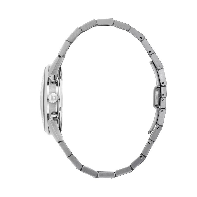 Montre Homme LIP Himalaya Argentée et cadrant bleu