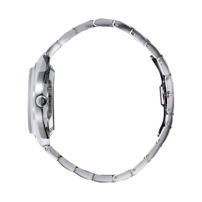 Montre Homme LIP Général de Gaulle Argentée et cadrant vert