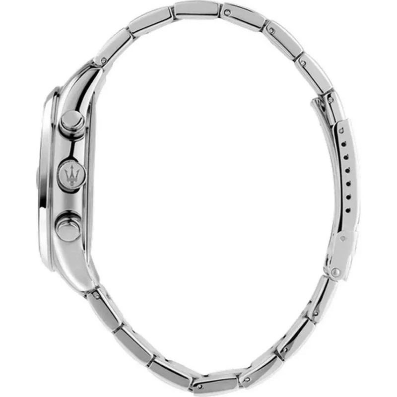 Montre Homme Maserati Attrazione en acier argenté et cadrant vert