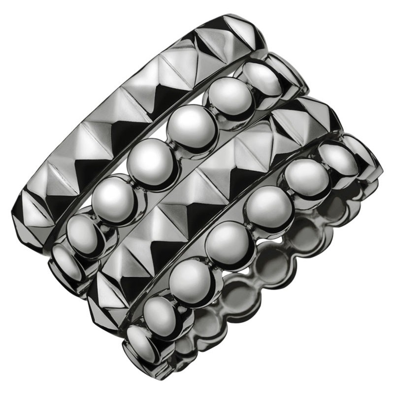 Bague Femme Mauboussin en argent rhodié noir