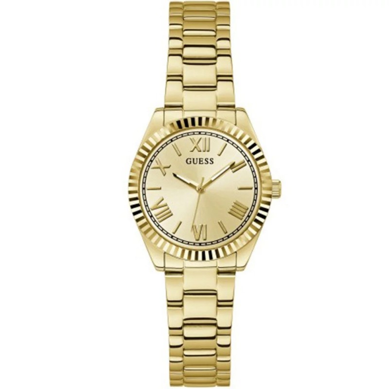 Montre femme Guess Mini Luna en acier doré