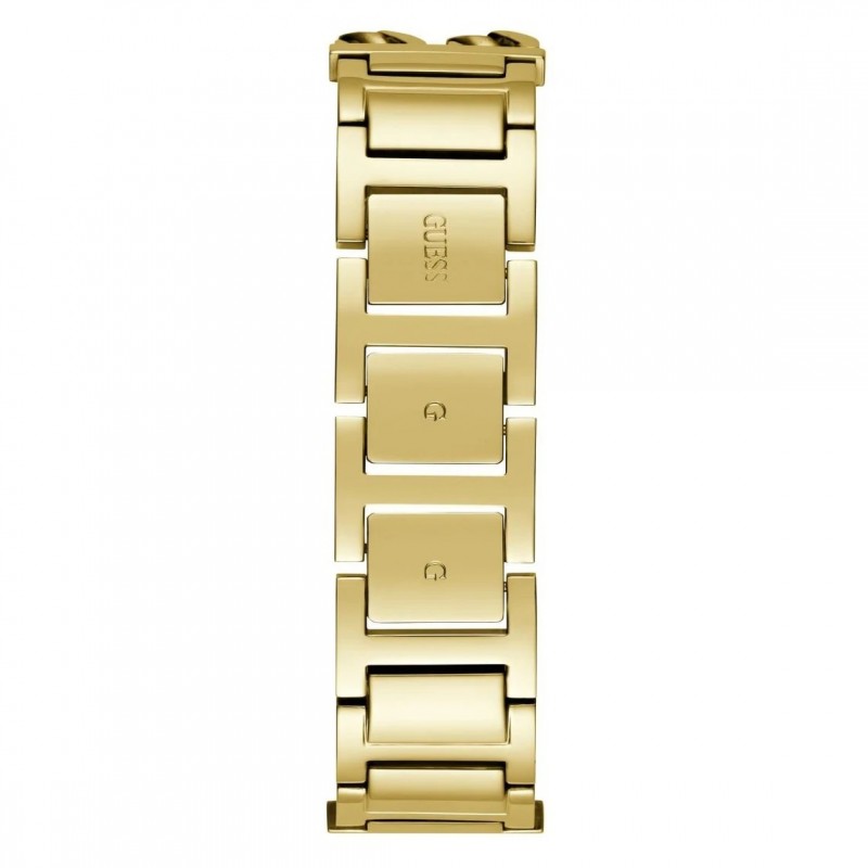 Montre femme Guess Mod ID en acier doré et cadrant léopard