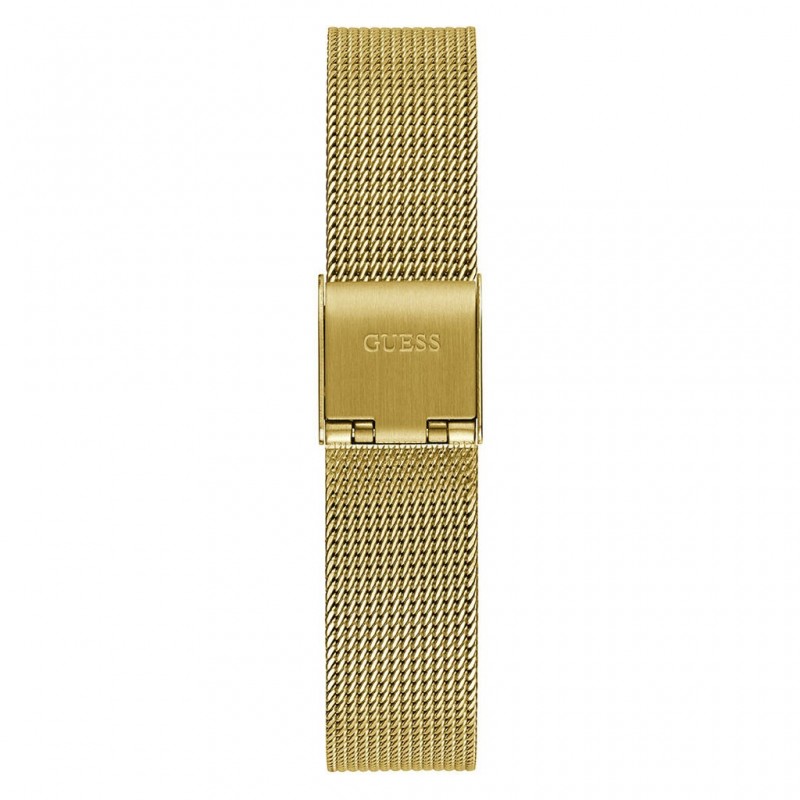 Montre femme Guess Melody en acier et maille milanaise dorée