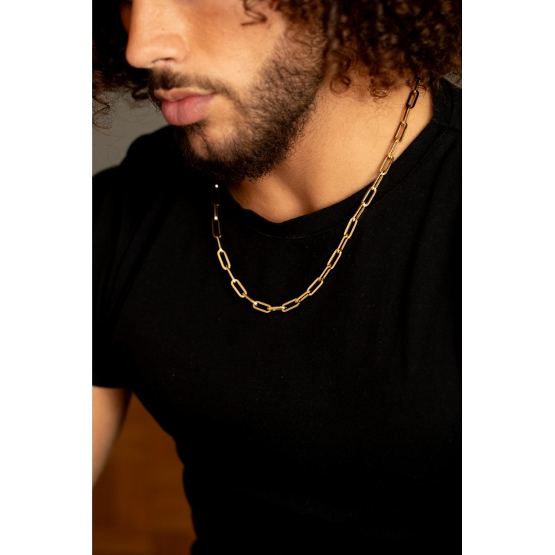 Collier Phebus homme chaine doré