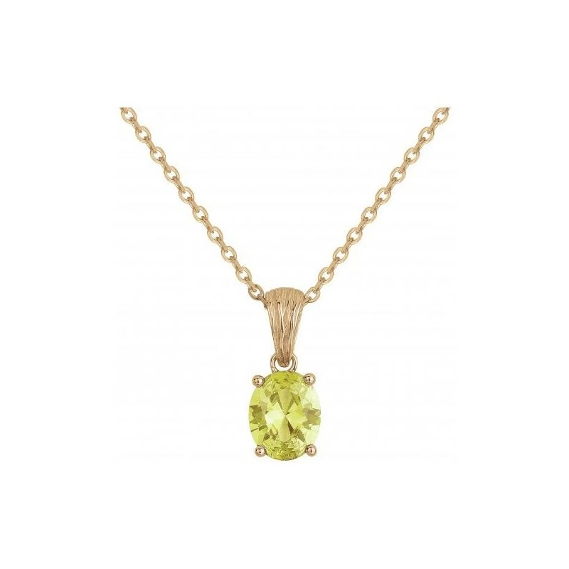 Collier Femme Griffe Rouge en plaqué or et oxydes de zirconium jaunes et blancs