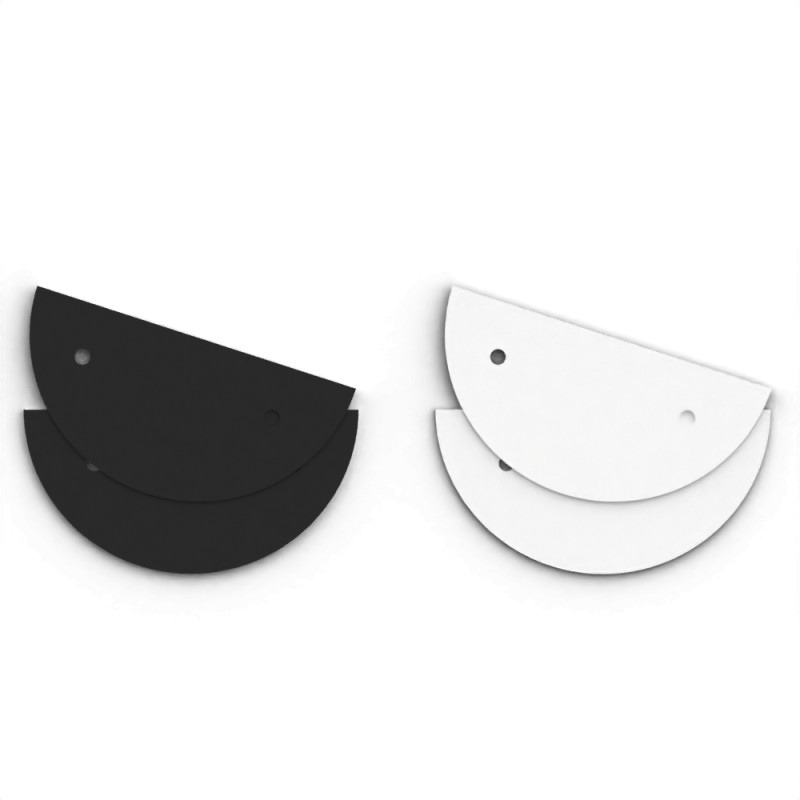 Cuir pour boucle d'oreilles Femme - Les Georgettes - 43MM