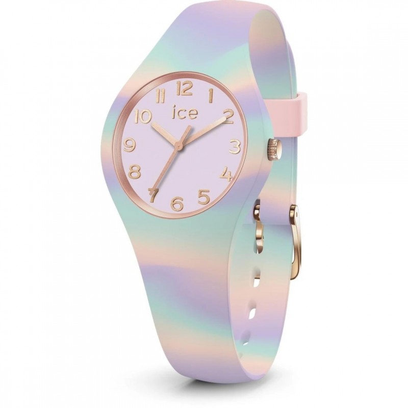 Montre Femme Ice Watch Ice Tie and Dye en Silicone violet