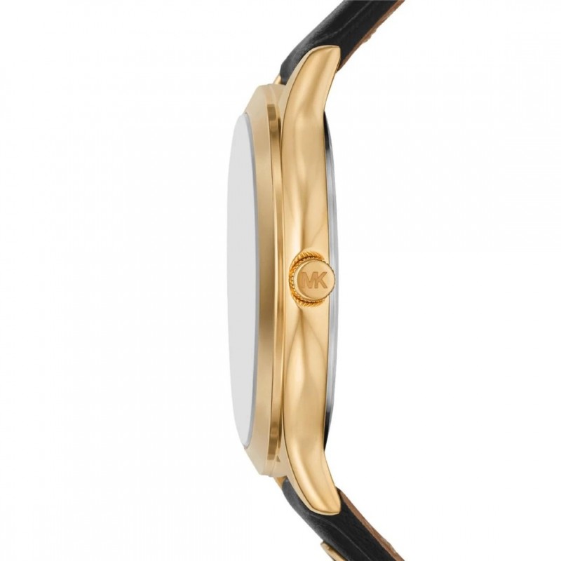 Montre Michael Kors femme Slim Runway en acier et bracelet noir