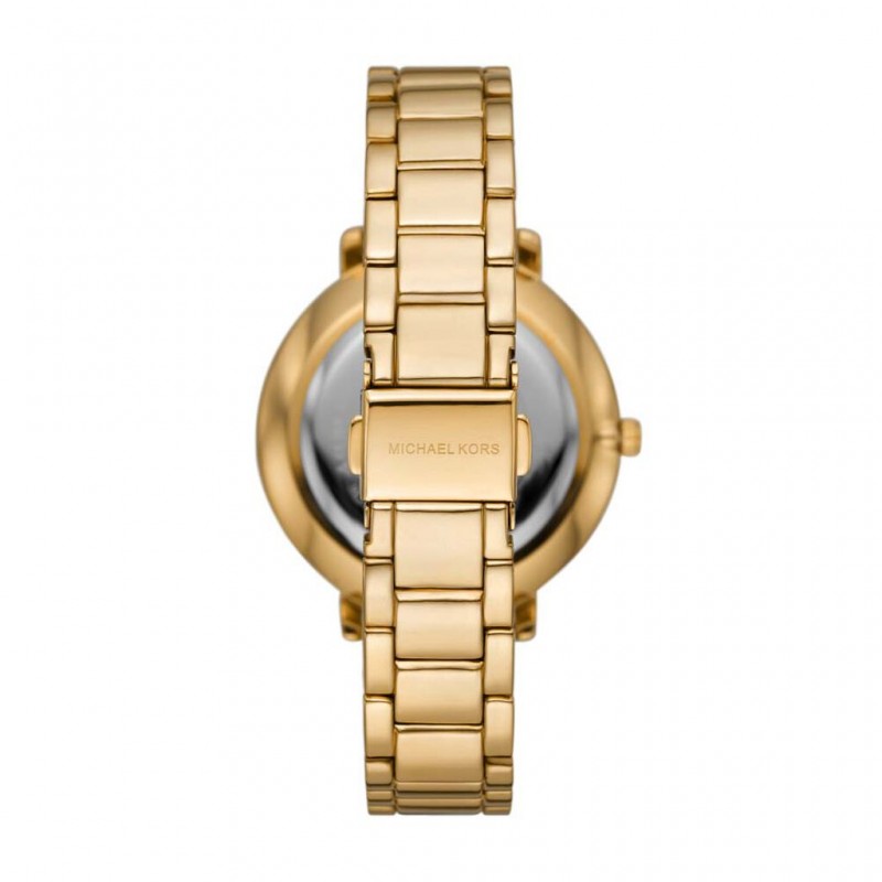 Montre Femme Michael Kors en acier doré et cadran noir