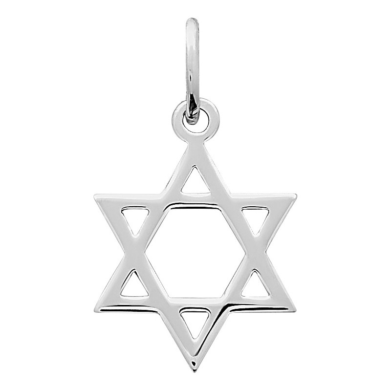 Pendentif Argent Carador étoile de David